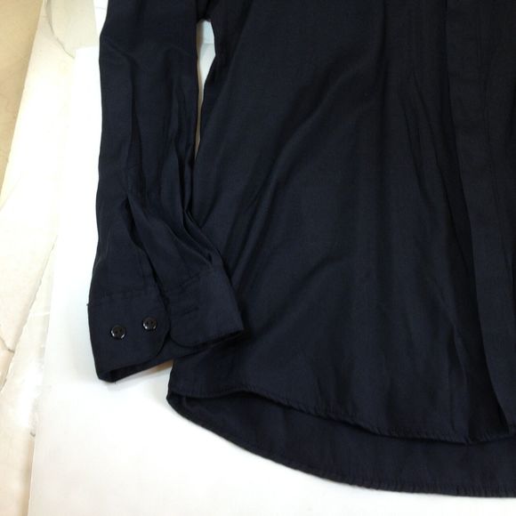 Vintage ELLIOTT Dress Shirt Button Up Black Long Sleeve Cowboy Design Mens L - Picture 4 of 15